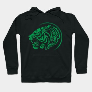 Green Tiger T-Shirt Hoodie